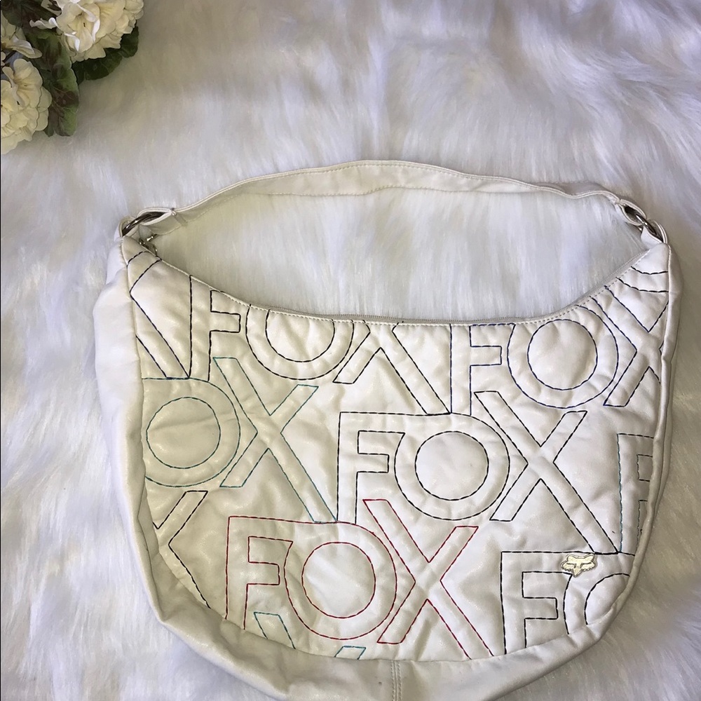 Fox White Purse